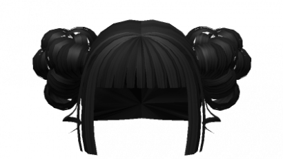 ♡ : black curly kawaii anime hair