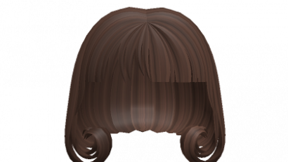 ♡ : brown curled kawaii anime bob hair