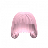 Image of ♡ : miwako pink curled kawaii anime bob hair