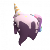 Image of Ice Cream Hair and Ponytail