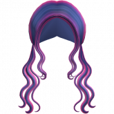 Image of Long Wavy Pigtails Twilight Pony Hair