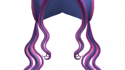 Long Wavy Pigtails Twilight Pony Hair
