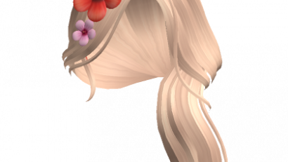 Mermaid Summer Tropical Flower Hair (Blonde)