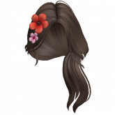 Image of Mermaid Summer Tropical Flower Hair (Brown)