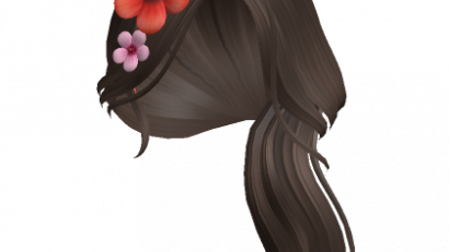 Mermaid Summer Tropical Flower Hair (Brown)