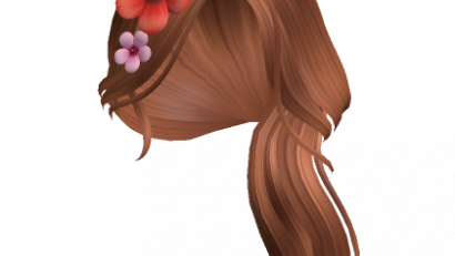 Mermaid Summer Tropical Flower Hair (Ginger)