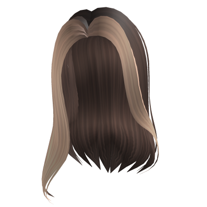 Popular Girl Blonde & Brown Hair - Roblox ID