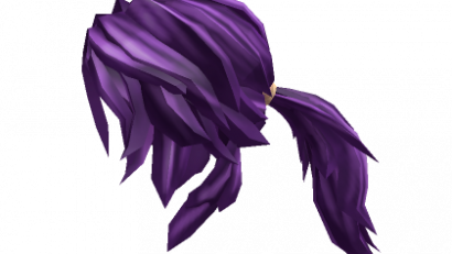 Purple Action Ponytail