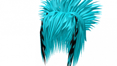 Scene Emo Hair Spikes (Cyan)