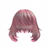 Image of Short Pink Fluffy Hair