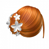 Image of Summer Pinned Hair w/ Flowers (Ginger)