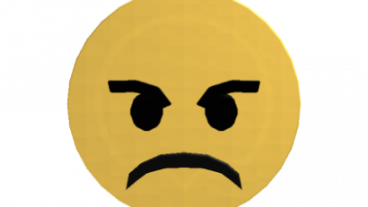 Angry Emoji Head