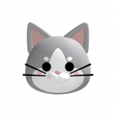 Image of Kawaii Cat Head (Style 2)