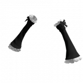 Image of Black Ruffle Sleeves