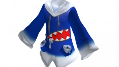 Blue Shark Hoodie