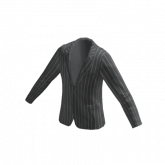 Image of Business Coat - Striped Gray