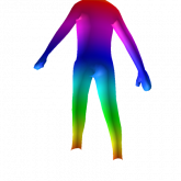 Image of Cartoony Rainbow Outline Jumpsuit