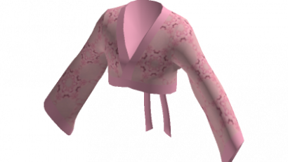 Cute Wrapped Crop Top Jacket – Sakura Pink