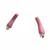 Image of Fluffy Evil Bear Claws (Pink)