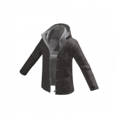 Image of Hooded Jacket - Gray