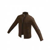 Image of Leather Jacket - Brown