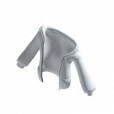 Image of Off-Shoulder Jacket White