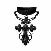 Image of Black Jewel Cross Necklace 3.0