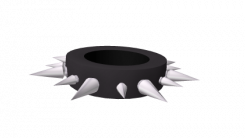 Black Spiky Goth Necklace (3.0)