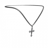 Image of Cross Pendant with Diamonds