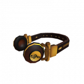 Image of Golden Neck Headphones