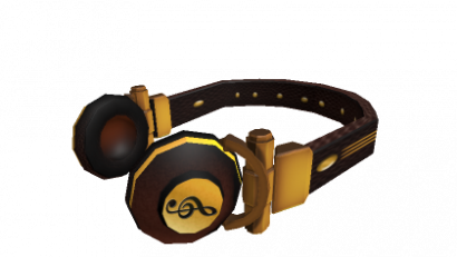 Golden Neck Headphones