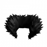 Image of large black neck fur