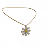 Image of Miau Golden Daisy Necklace