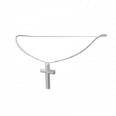 Image of Silver Cross Necklace 1.0