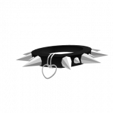 Image of Spiked Heart Collar - Black (3.0)