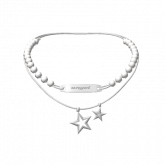 Image of Star Layered Bead Necklace