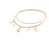 Image of Stars & Moon Charm Necklace