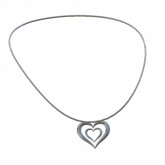 Image of Y2K Heart Necklace