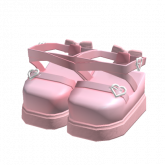 Image of 3.0 Pink Platform Mary Janes