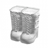 Image of 3.0 White Gothic Thigh-High Boots