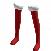 Image of Christmas Santa Fuzzy Socks