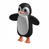 Image of Cute Penguin Suit