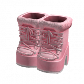Image of Fur Boots Pink