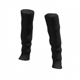 Image of Knitted Leg Warmers Black