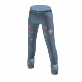 Image of Mom Jeans with Stickers