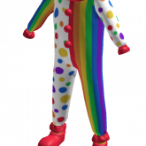 Image of Rainbow Clown Suit