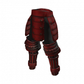 Image of Samurai Armor Legs - Red