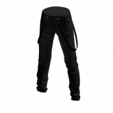 Image of Suspender Jeans Black