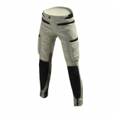 Image of Textured Leather Pants - White