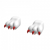 Image of White Cat Slippers